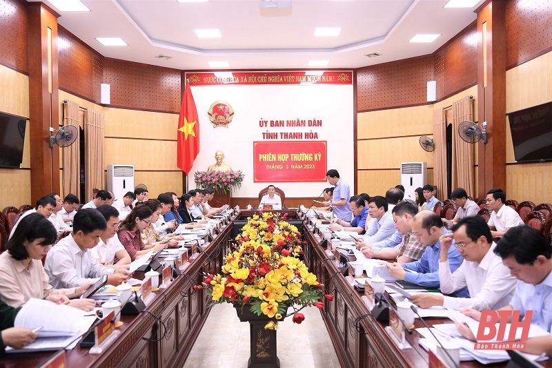 UBND tỉnh họp phiên thường kỳ tháng 3 - 2023