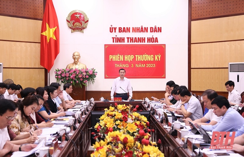 UBND tỉnh họp phiên thường kỳ tháng 3 - 2023