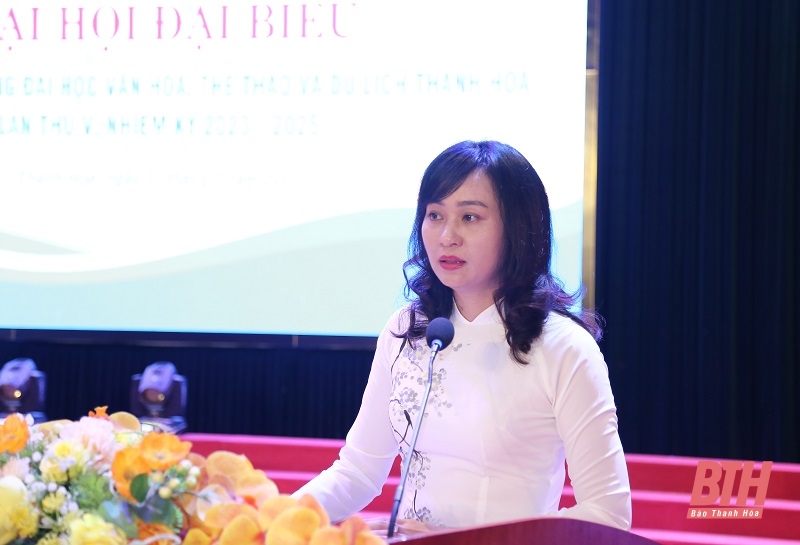 Đại hội đại biểu Hội sinh viên Trường Đại học Văn hóa, Thể thao và Du lịch Thanh Hóa, nhiệm kỳ 2023-2025