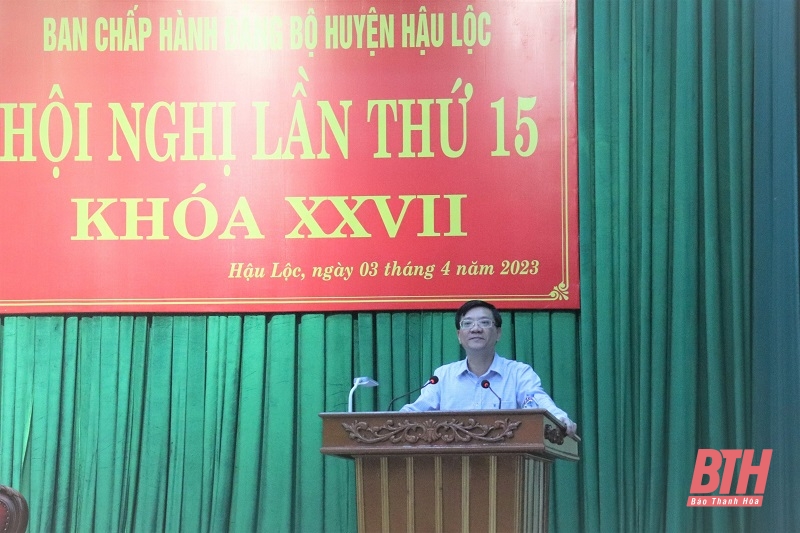 Hậu Lộc: Phấn đấu thực hiện tốt các nhiệm vụ trọng tâm quý II-2023