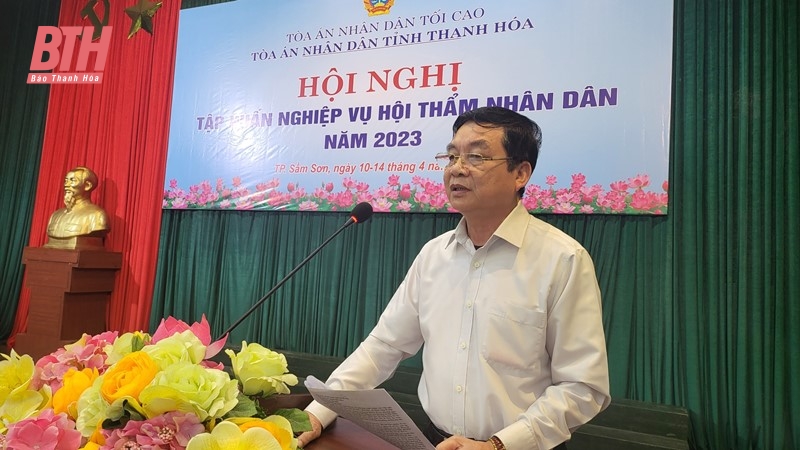 Tập huấn nghiệp vụ Hội thẩm Nhân dân năm 2023 