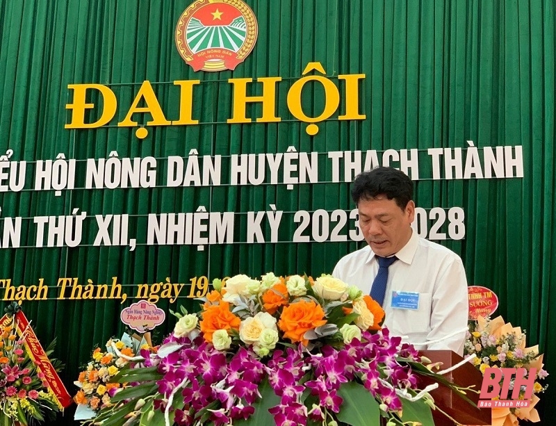 Đại hội đại biểu Hội Nông dân huyện Thạch Thành nhiệm kỳ 2023-2028 