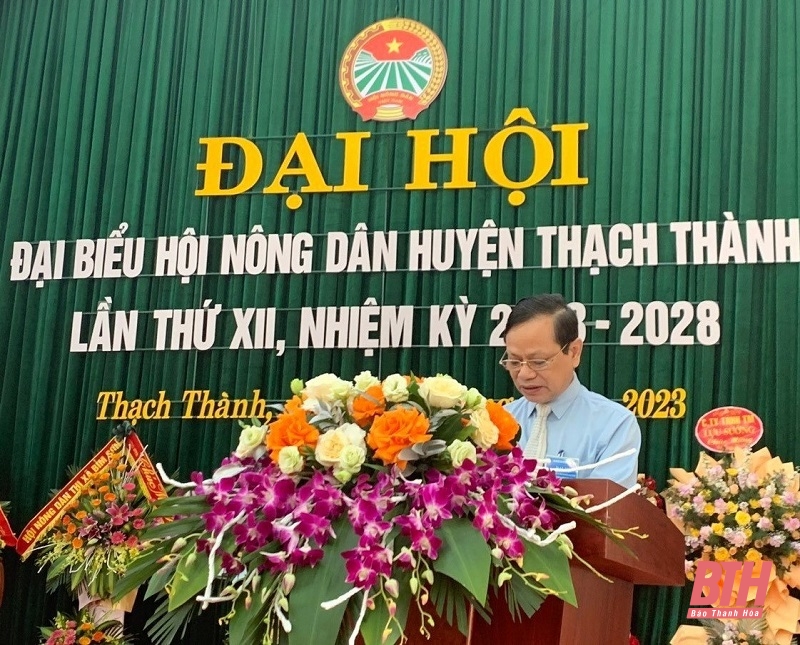 Đại hội đại biểu Hội Nông dân huyện Thạch Thành nhiệm kỳ 2023-2028