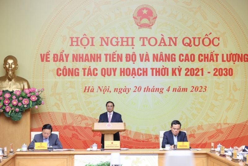 Hội nghị toàn quốc về đẩy nhanh tiến độ và nâng cao chất lượng công tác quy hoạch thời kỳ 2021-2030