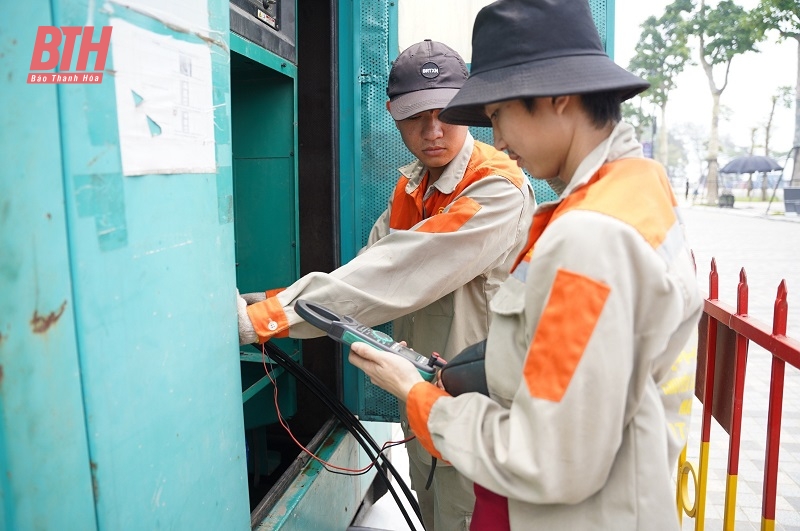 Đảm bảo an toàn nguồn điện cho Lễ kỷ niệm 60 năm thành lập đô thị Sầm Sơn, khai mạc lễ hội du lịch biển năm 2023