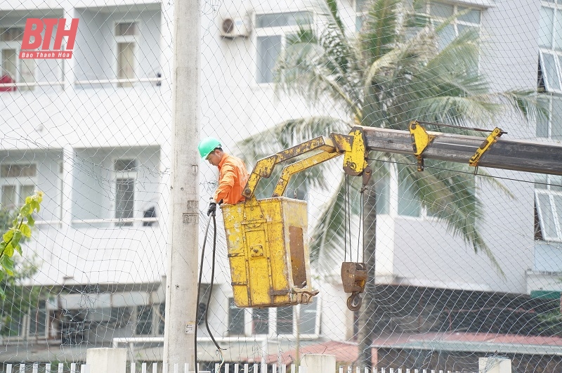 Đảm bảo an toàn nguồn điện cho Lễ kỷ niệm 60 năm thành lập đô thị Sầm Sơn, khai mạc lễ hội du lịch biển năm 2023