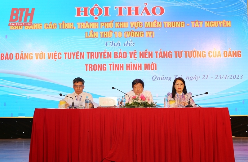 Hội thảo báo Đảng các tỉnh, thành phố khu vực miền Trung - Tây Nguyên lần thứ 10