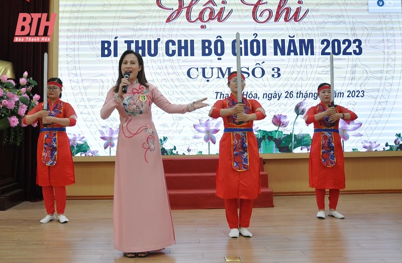 Hội thi Bí thư chi bộ giỏi năm 2023 (cụm số 3)