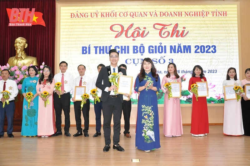 Hội thi Bí thư chi bộ giỏi năm 2023 (cụm số 3) 