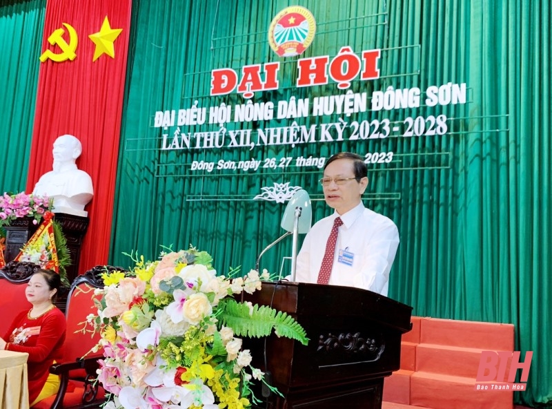 Đại hội đại biểu Hội Nông dân huyện Đông Sơn, nhiệm kỳ 2023-2028