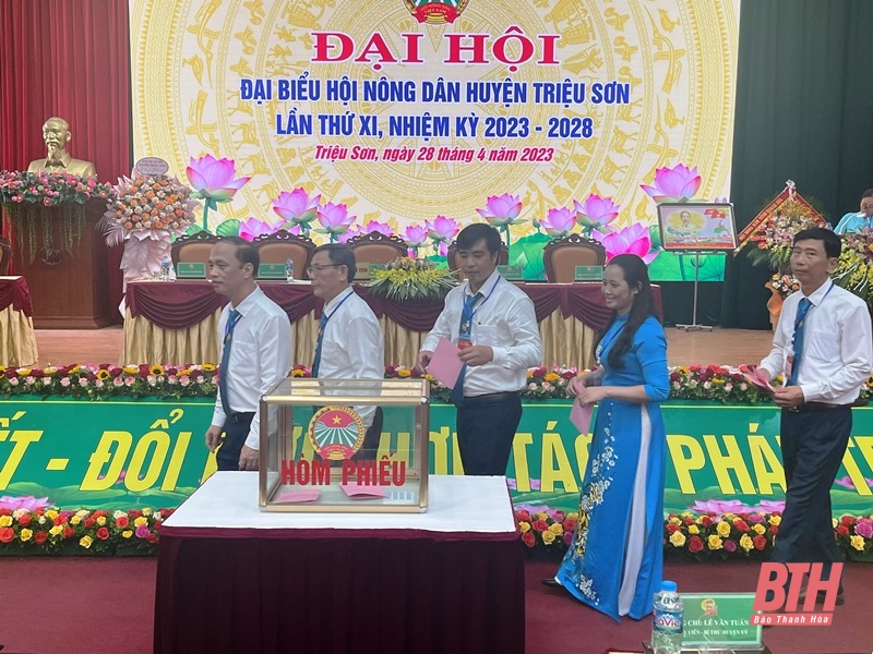 Đại hội đại biểu Hội Nông dân huyện Triệu Sơn nhiệm kỳ 2023-2028