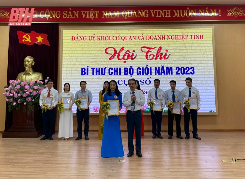 Hội thi Bí thư chi bộ giỏi năm 2023 cụm số 5