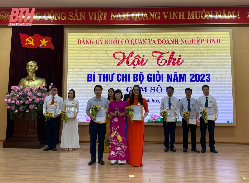 Hội thi Bí thư chi bộ giỏi năm 2023 cụm số 5