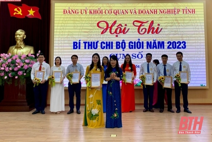 Hội thi Bí thư chi bộ giỏi năm 2023 cụm số 5