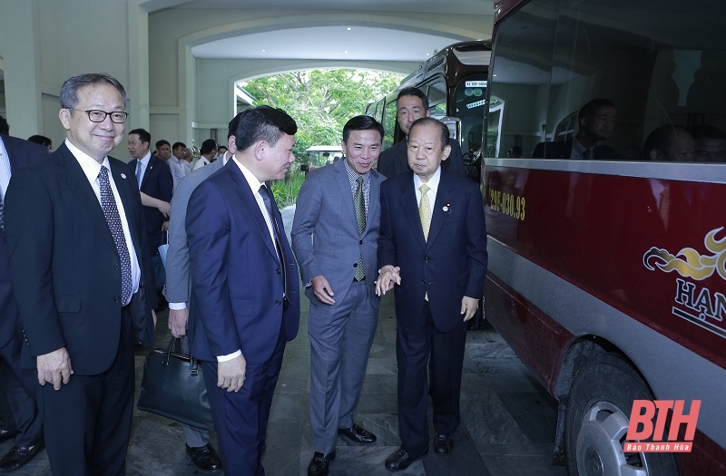 Lãnh đạo tỉnh Thanh Hóa chia tay đoàn công tác Liên minh Nghị sĩ hữu nghị Nhật Bản - Việt Nam