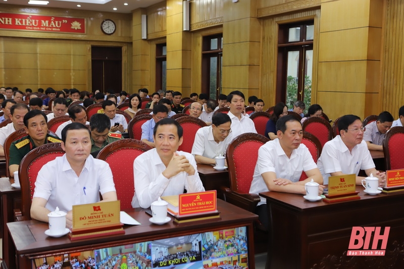 Thanh Hóa học tập, nghiên cứu tác phẩm “Kiên quyết, kiên trì đấu tranh phòng, chống tham nhũng, tiêu cực, góp phần xây dựng Đảng và Nhà nước ta ngày càng trong sạch, vững mạnh” của Tổng Bí thư Nguyễn Phú Trọng