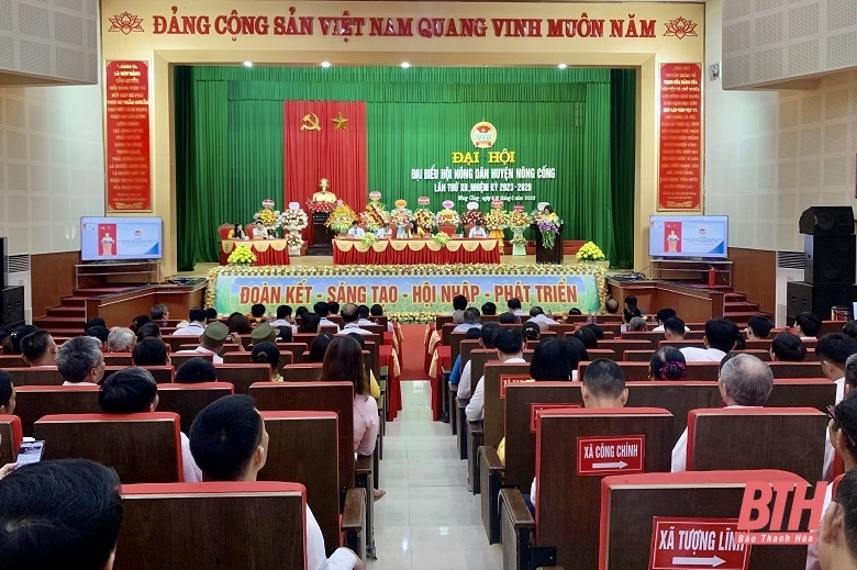 Đại hội đại biểu Hội Nông dân huyện Nông Cống nhiệm kỳ 2023-2028