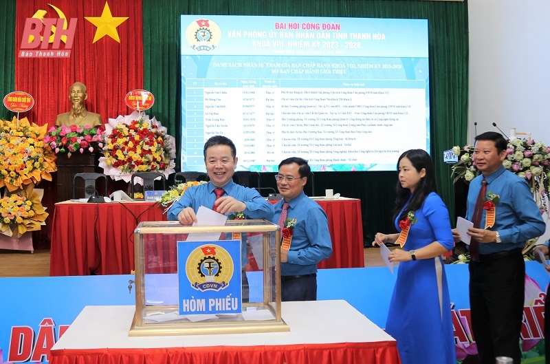 Đại hội Công đoàn Văn phòng UBND tỉnh Thanh Hóa nhiệm kỳ 2023-2028