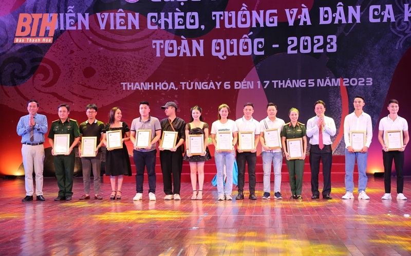 Cuộc thi “Tài năng diễn viên Chèo, Tuồng và Dân ca kịch toàn quốc - 2023” kết thúc tốt đẹp