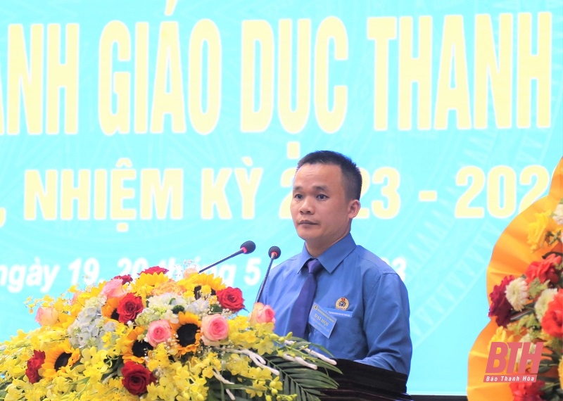 Đại hội Công đoàn ngành giáo dục Thanh Hóa lần thứ XXIV, nhiệm kỳ 2023-2028