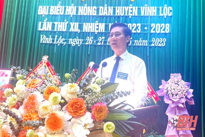 Đại hội đại biểu Hội Nông dân huyện Vĩnh Lộc nhiệm kỳ 2023-2028