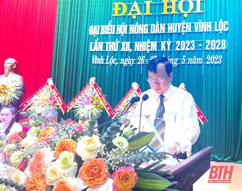 Đại hội đại biểu Hội Nông dân huyện Vĩnh Lộc nhiệm kỳ 2023-2028