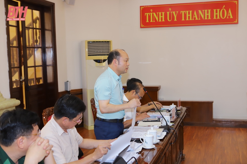 Ban Thường vụ Tỉnh ủy cho ý kiến vào nhiều nội dung tạo điều kiện phát triển kinh tế - xã hội