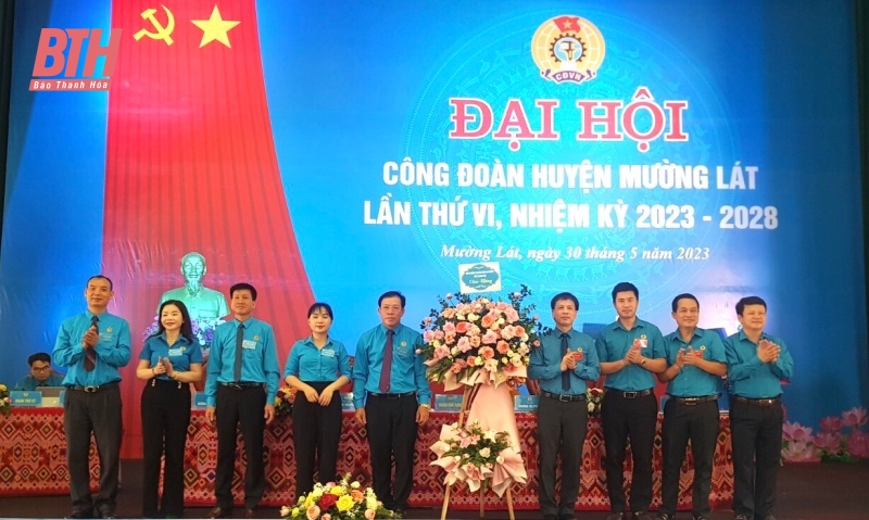 Đại hội Công đoàn huyện Mường Lát lần thứ VI, nhiệm kỳ 2023 – 2028