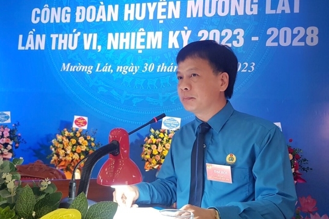 Đại hội Công đoàn huyện Mường Lát lần thứ VI, nhiệm kỳ 2023 – 2028