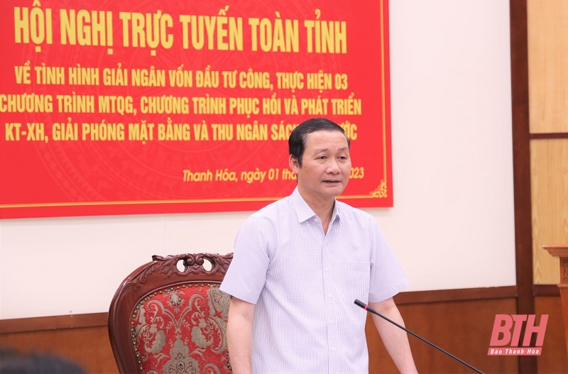 Tập trung đẩy nhanh tiến độ thực hiện giải ngân vốn đầu tư công