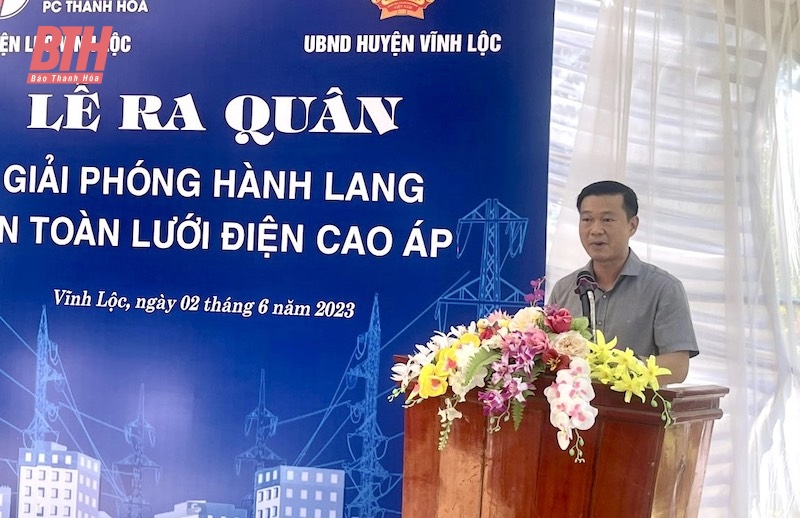 Vĩnh Lộc ra quân giải phóng hành lang lưới điện cao áp