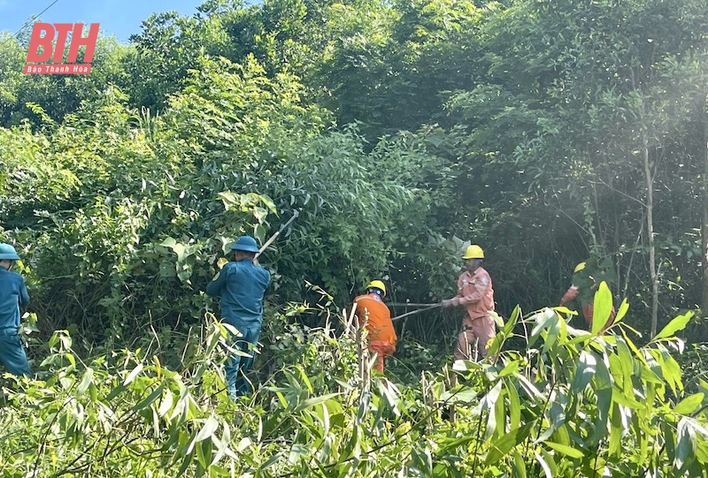 Vĩnh Lộc ra quân giải phóng hành lang lưới điện cao áp