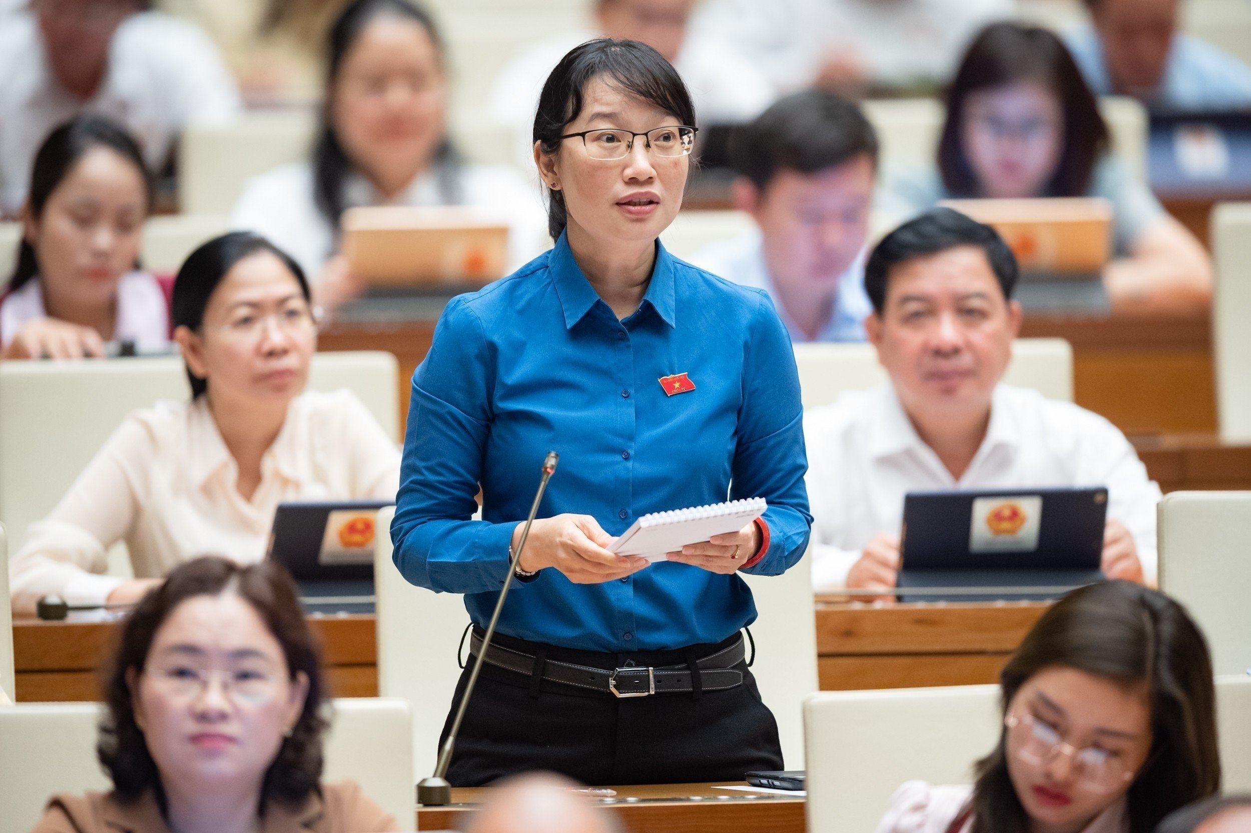 [Cập nhật]: Quốc hội chất vấn nhóm vấn đề thuộc lĩnh vực Lao động, Thương binh và Xã hội