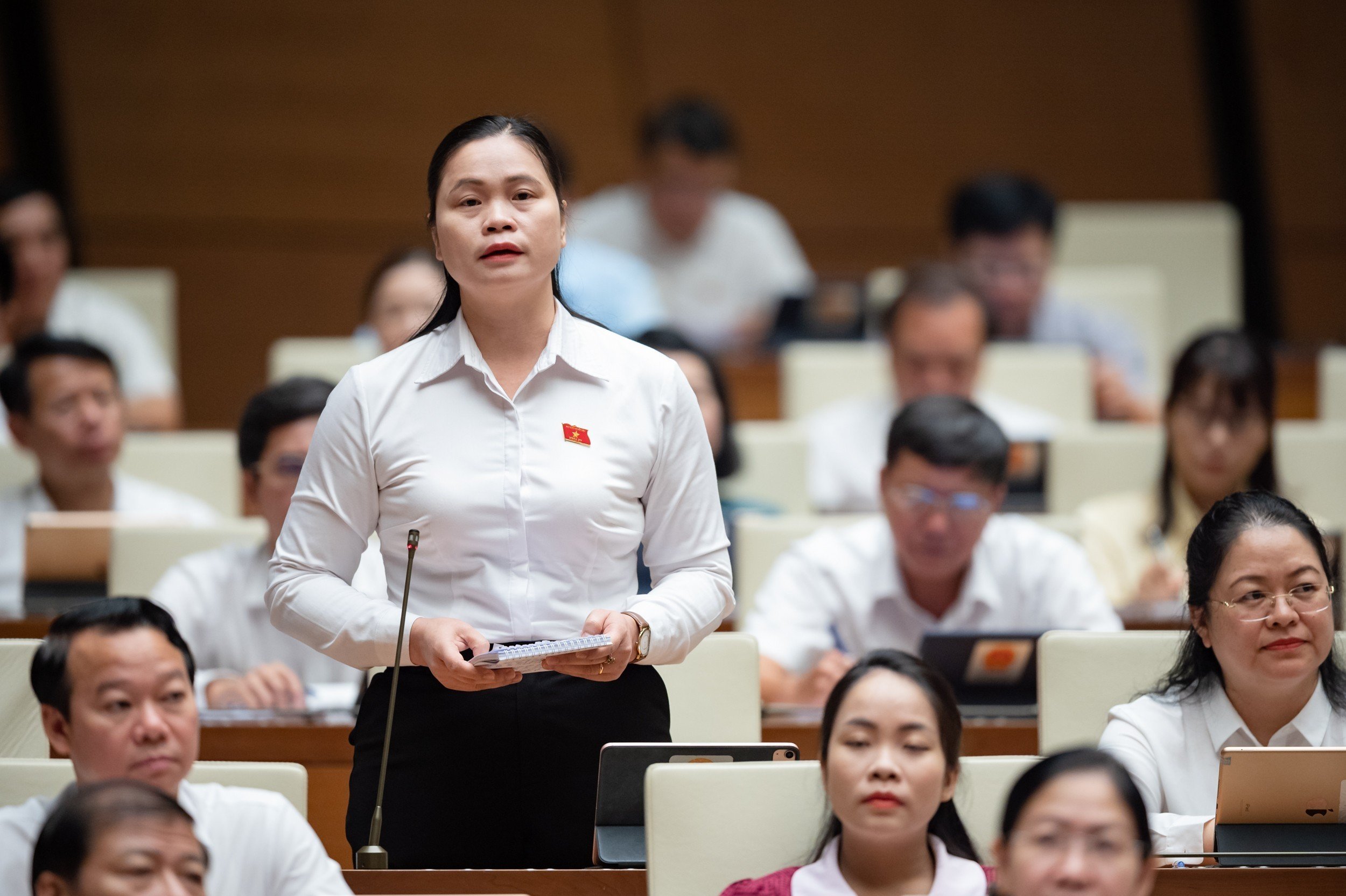 Quốc hội chất vấn nhóm vấn đề thuộc lĩnh vực Lao động, Thương binh và Xã hội