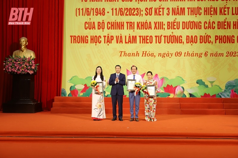 Thanh Hóa kỷ niệm trọng thể 75 năm ngày Chủ tịch Hồ Chí Minh ra Lời kêu gọi thi đua ái quốc và sơ kết 3 năm thực hiện Kết luận số 01-KL/TW của Bộ Chính trị