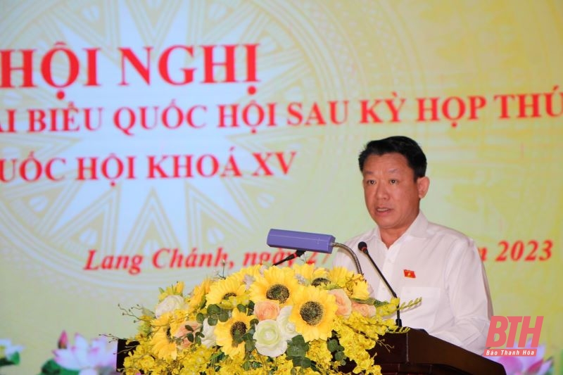 ĐBQH tiếp xúc cử tri huyện Lang Chánh, Bá Thước