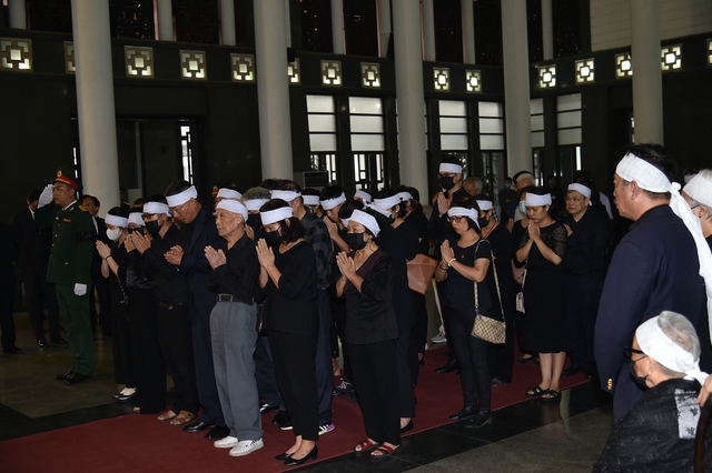 Tổ chức Lễ tang đồng chí Vũ Khoan, nguyên Bí thư Trung ương Đảng, nguyên Phó Thủ tướng Chính phủ