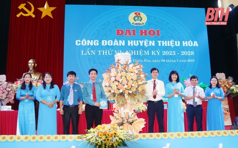 Đại hội Công đoàn huyện Thiệu Hoá lần thứ VI, nhiệm kỳ 2023 – 2028