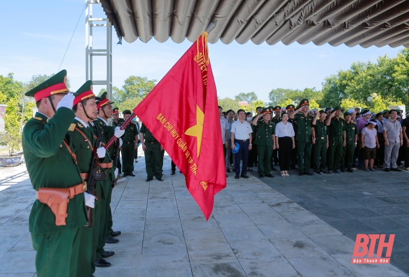 Lễ tiếp nhận và truy điệu, an táng hài cốt liệt sĩ Bùi Duy Bản