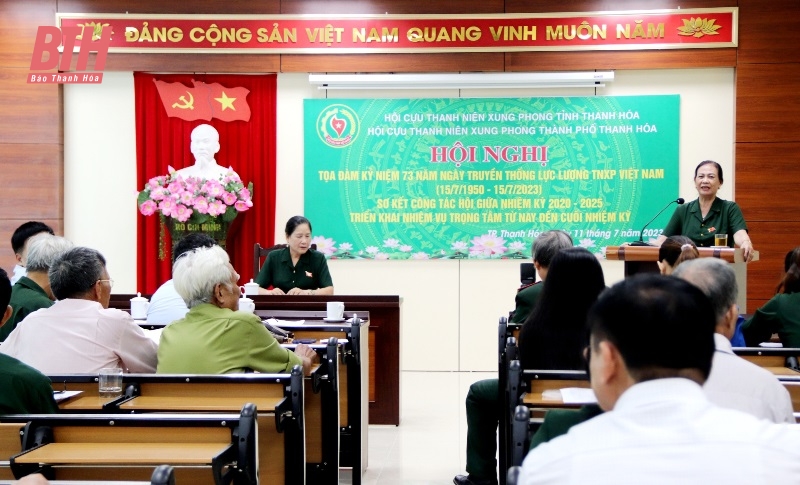 Hội Cựu Thanh niên xung phong TP Thanh Hóa sơ kết nửa nhiệm kỳ