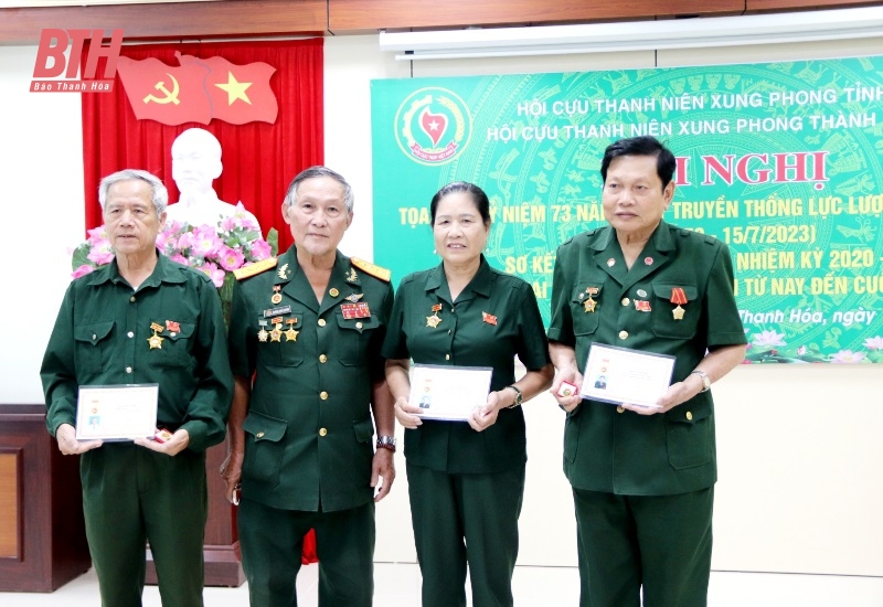 Hội Cựu Thanh niên xung phong TP Thanh Hóa sơ kết nửa nhiệm kỳ