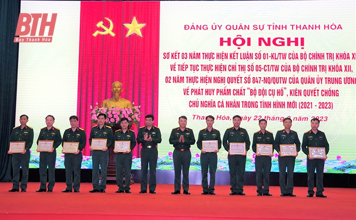 Những điển hình học tập và làm theo lời Bác trong lực lượng vũ trang tỉnh Thanh Hóa