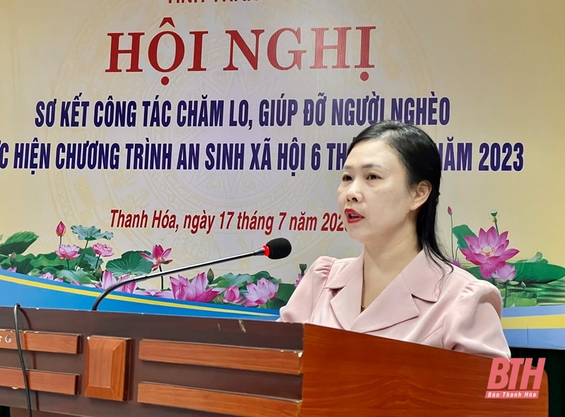 Sơ kết công tác chăm lo, giúp đỡ người nghèo thực hiện Chương trình an sinh xã hội