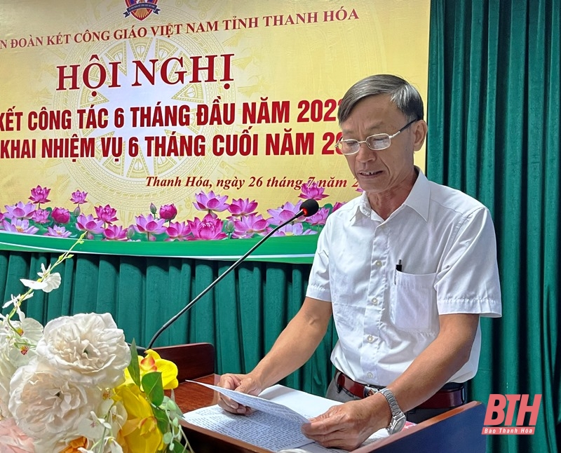 Ủy ban Đoàn kết công giáo tỉnh sơ kết công tác 6 tháng đầu năm, triển khai nhiệm vụ 6 tháng cuối năm 2023