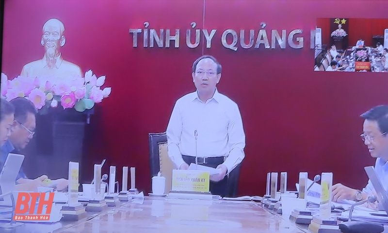 Thường trực Ban Bí thư giao ban trực tuyến với các đồng chí Bí thư Tỉnh ủy, Thành ủy trực thuộc Trung ương