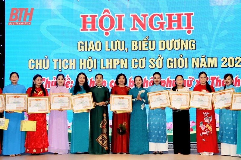 Giao lưu, biểu dương 100 Chủ tịch Hội phụ nữ cơ sở giỏi năm 2023