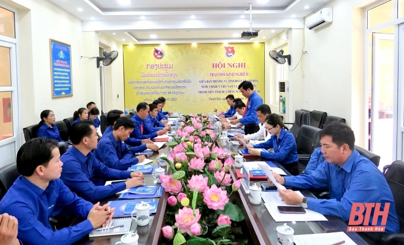 Trao đổi kinh nghiệm công tác đoàn và phong trào thanh, thiếu nhi giữa Đoàn thanh niên hai tỉnh Thanh Hóa và Hủa Phăn (Lào)