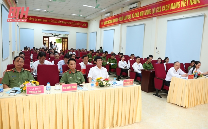 Trưởng Ban Nội chính Tỉnh ủy Nguyễn Ngọc Tiến dự “Ngày hội toàn dân bảo vệ an ninh Tổ quốc năm 2023 tại thị trấn Rừng Thông