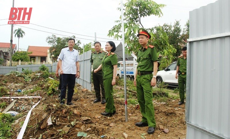 Cưỡng chế thu hồi đất thực hiện dự án Hạ tầng kỹ thuật khu dân cư số 3, thị trấn Quán Lào