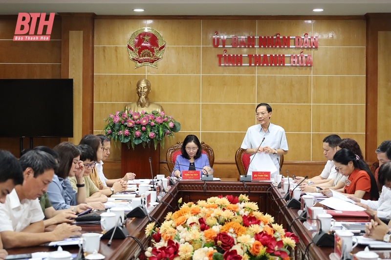 Đoàn kiểm tra của Ban Chỉ đạo Trung ương Phong trào “Toàn dân đoàn kết xây dựng đời sống văn hóa” làm việc với tỉnh Thanh Hóa